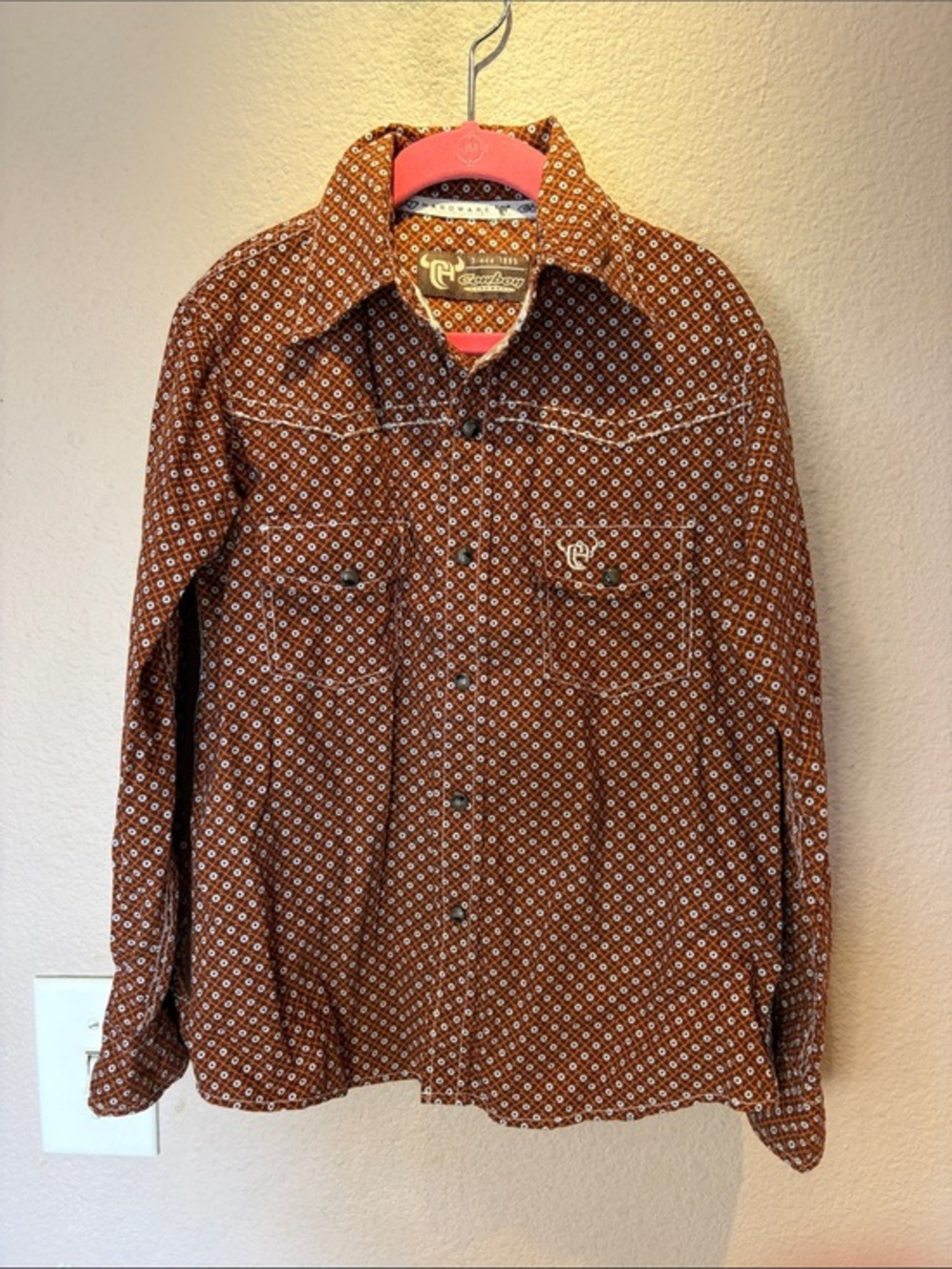 Cowboy Hardware Kid’s Snap Up Western Wear Shirt Size Small 6